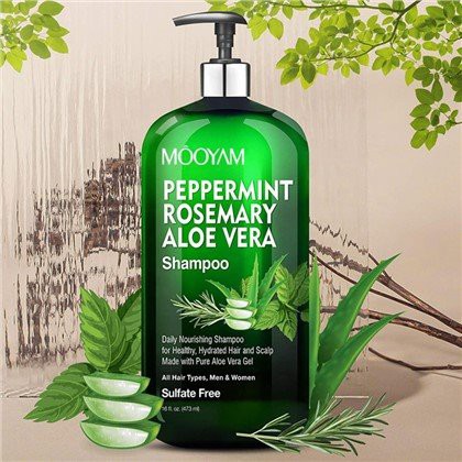 Rosemary ja Aloe Vera shampoo